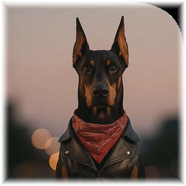 biker dog shirt
